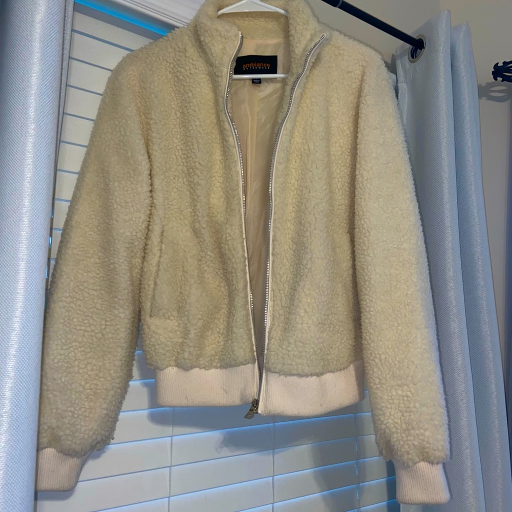 Charlotte Russe fuzzy jacket XS